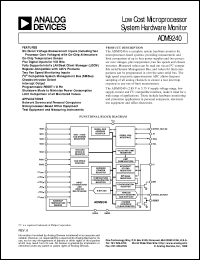 Click here to download ADM9240 Datasheet