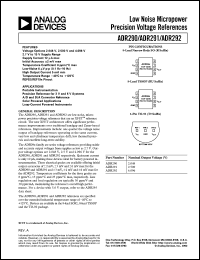 Click here to download ADR292 Datasheet