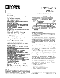 Click here to download ADSP-2181 Datasheet