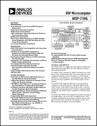 Click here to download ADSP-2184L Datasheet