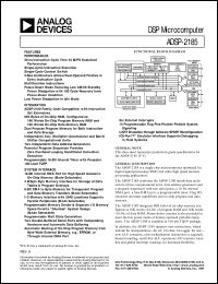 Click here to download ADSP-2185 Datasheet
