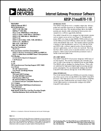 Click here to download ADSP-21MOD870 Datasheet