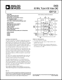 Click here to download ADV7120KPZ50 Datasheet