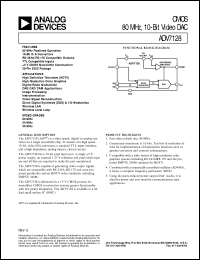 Click here to download ADV7128KRZ80 Datasheet