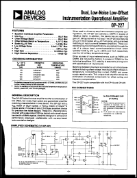 Click here to download OP227 Datasheet