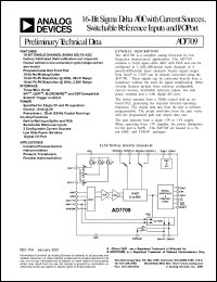 Click here to download AD7709BRU Datasheet