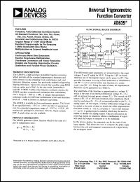 Click here to download AD639BD Datasheet