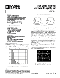 Click here to download AD820BRZ Datasheet
