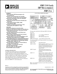 Click here to download ADSP-2163KS-100 Datasheet