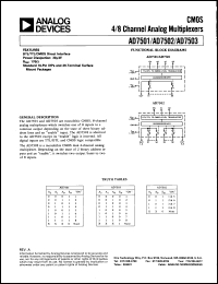 Click here to download AD7502SE Datasheet