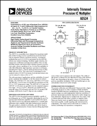 Click here to download AD534KCHIP Datasheet
