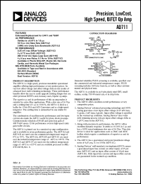 Click here to download AD711JR-REEL Datasheet