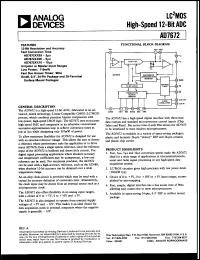 Click here to download AD7672BE03 Datasheet
