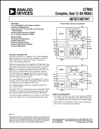 Click here to download AD7837BQ Datasheet