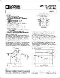 Click here to download AD818AR-REEL7 Datasheet