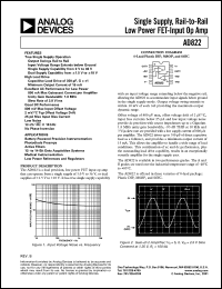 Click here to download AD822AR Datasheet