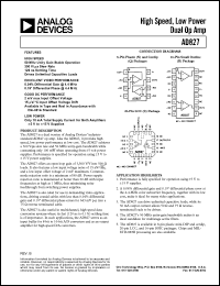 Click here to download AD827SQ/883B Datasheet