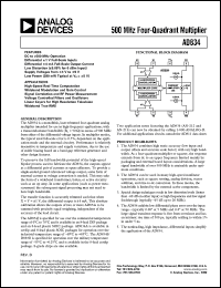 Click here to download AD834JR-REEL7 Datasheet