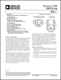 Click here to download AD845BQ Datasheet