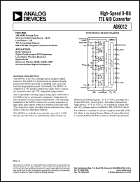 Click here to download AD9012TD Datasheet