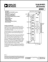 Click here to download AD9020SE/883 Datasheet