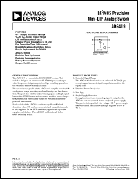Click here to download ADG419BRM Datasheet