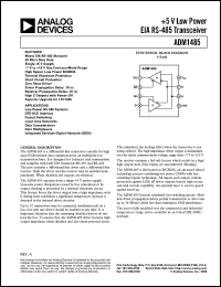 Click here to download ADM1485JN Datasheet