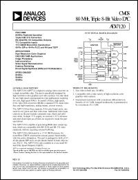 Click here to download ADV7120KN80 Datasheet