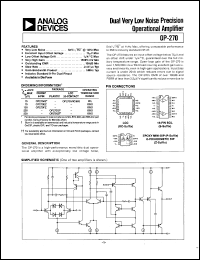 Click here to download OP270ARC/883 Datasheet