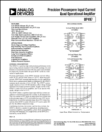 Click here to download OP497AY Datasheet