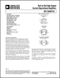 Click here to download OP179GS Datasheet