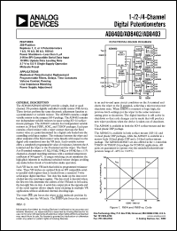 Click here to download AD8400AR1 Datasheet