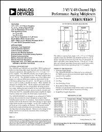 Click here to download ADG608BR Datasheet