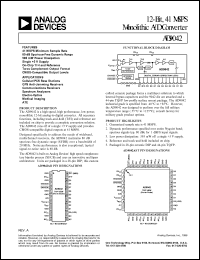 Click here to download AD9042CHIPS Datasheet