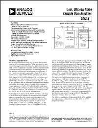 Click here to download AD604ARS Datasheet