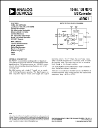 Click here to download AD9071BR Datasheet