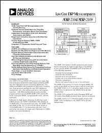 Click here to download ADSP-2109KP-80 Datasheet