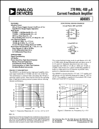 Click here to download AD8005AR-REEL7 Datasheet