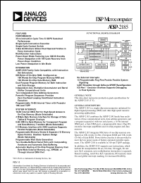 Click here to download ADSP-2185KST-133 Datasheet