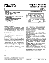 Click here to download AD9224ARS Datasheet