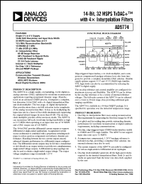 Click here to download AD9774EB Datasheet