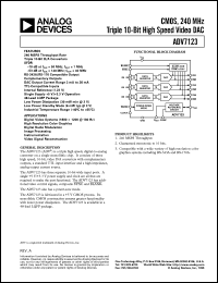 Click here to download ADV7123KST140 Datasheet