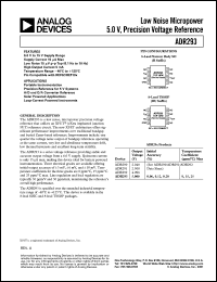 Click here to download ADR293GR-REEL Datasheet