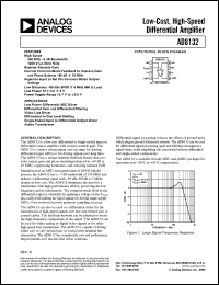 Click here to download AD8132AR Datasheet