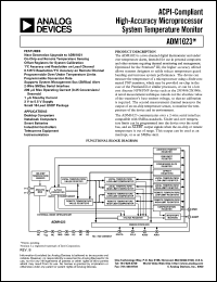 Click here to download ADM1023ARQ Datasheet