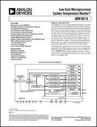 Click here to download ADM1021AARQ Datasheet