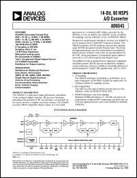 Click here to download AD6645/PCB Datasheet