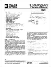 Click here to download AD9433BSQ-125 Datasheet