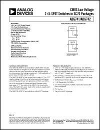 Click here to download ADG742BKS Datasheet
