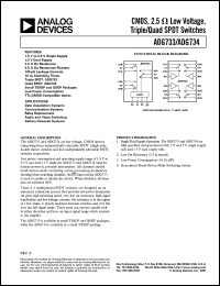 Click here to download ADG733 Datasheet